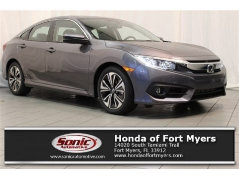 Polished Metal Metallic Honda Civic EX-T Sedan.  Click to enlarge.