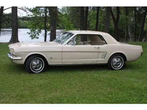 Sahara Beige Ford Mustang Coupe.  Click to enlarge.