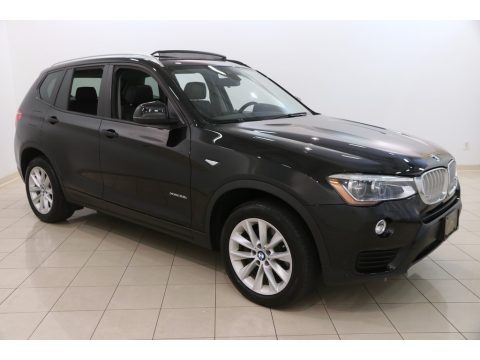 Black Sapphire Metallic BMW X3 xDrive28i.  Click to enlarge.