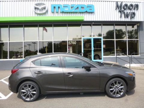 Machine Gray Metallic Mazda MAZDA3 Touring 5 Door.  Click to enlarge.