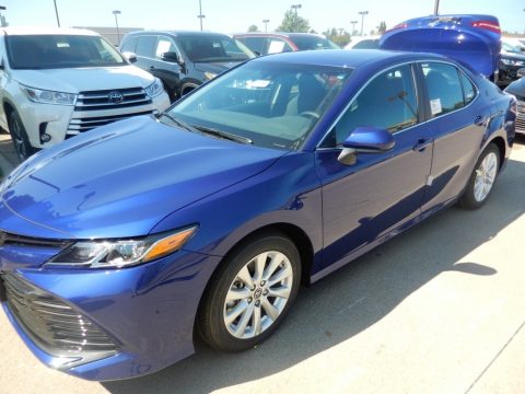 Blue Crush Metallic Toyota Camry LE.  Click to enlarge.
