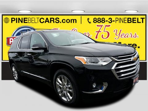 Mosaic Black Metallic Chevrolet Traverse High Country AWD.  Click to enlarge.