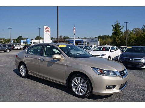 Champagne Frost Pearl Honda Accord EX-L Sedan.  Click to enlarge.