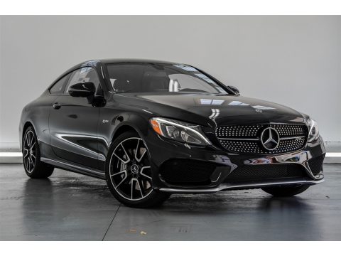 Black Mercedes-Benz C 43 AMG 4Matic Coupe.  Click to enlarge.
