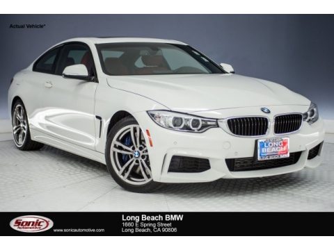 Alpine White BMW 4 Series 435i Coupe.  Click to enlarge.