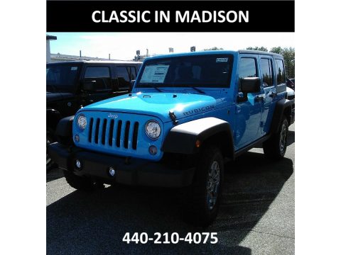 Chief Blue Jeep Wrangler Unlimited Rubicon 4x4.  Click to enlarge.