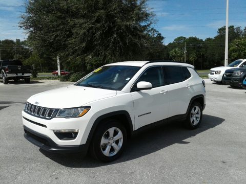 White Jeep Compass Latitude.  Click to enlarge.