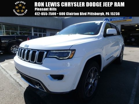 Bright White Jeep Grand Cherokee Limited 4x4 Sterling Edition.  Click to enlarge.