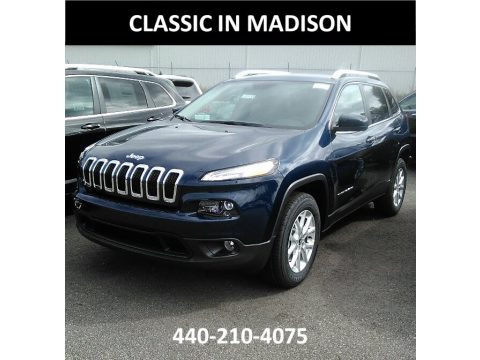 Patriot Blue Pearl Jeep Cherokee Latitude Plus 4x4.  Click to enlarge.