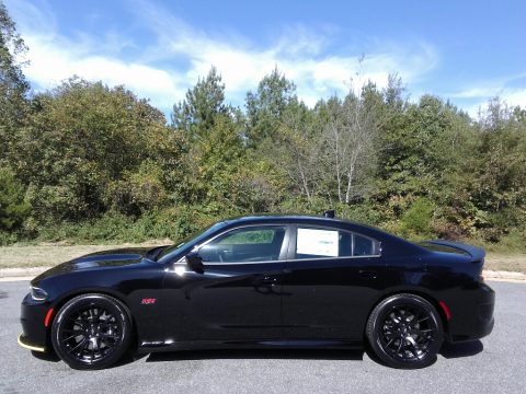 Pitch Black Dodge Charger R/T Scat Pack.  Click to enlarge.