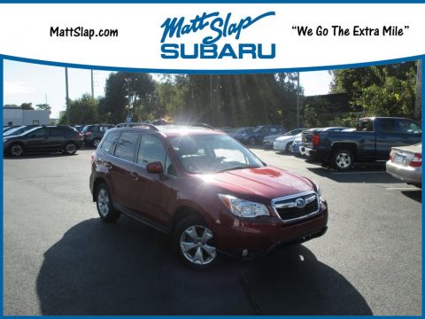 Venetian Red Pearl Subaru Forester 2.5i Limited.  Click to enlarge.