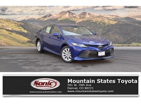 Blue Crush Metallic Toyota Camry LE.  Click to enlarge.