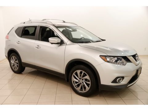 Brilliant Silver Nissan Rogue SL AWD.  Click to enlarge.