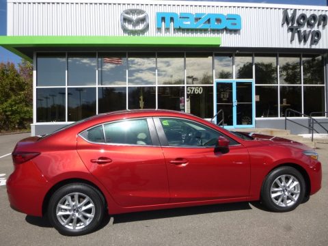 Soul Red Metallic Mazda MAZDA3 Sport 4 Door.  Click to enlarge.
