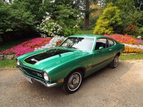 Grabber Green Ford Maverick Coupe.  Click to enlarge.