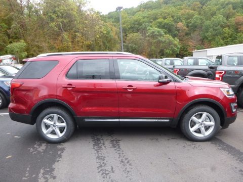 Ruby Red Ford Explorer XLT 4WD.  Click to enlarge.