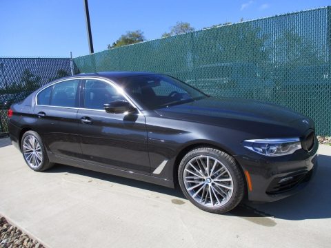 Dark Graphite Metallic BMW 5 Series 540i xDrive Sedan.  Click to enlarge.
