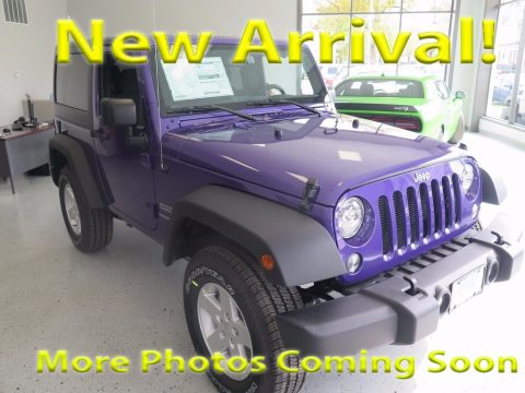 Xtreme Purple Pearl Jeep Wrangler Sport 4x4.  Click to enlarge.