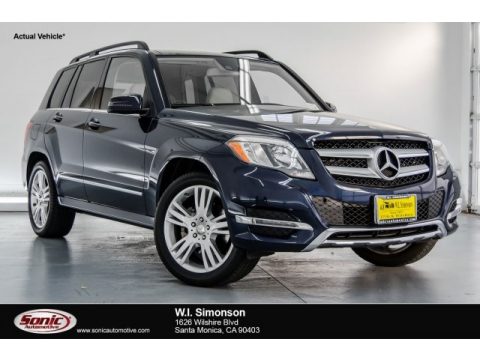 Lunar Blue Metallic Mercedes-Benz GLK 350.  Click to enlarge.