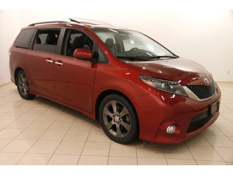Salsa Red Pearl Toyota Sienna SE.  Click to enlarge.