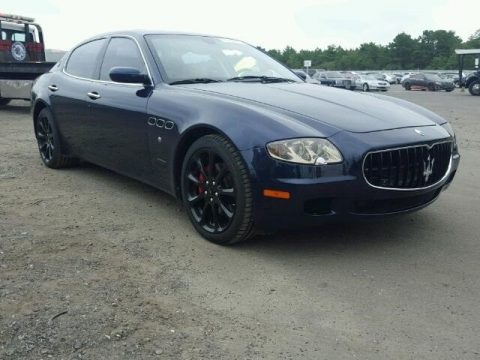 Blu Oceano Metallic Maserati Quattroporte Executive GT.  Click to enlarge.