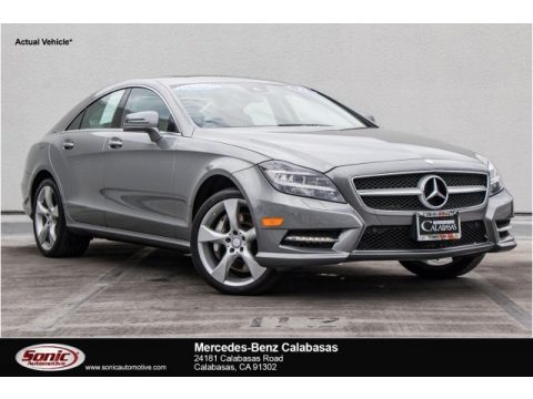 Palladium Silver Metallic Mercedes-Benz CLS 550 Coupe.  Click to enlarge.