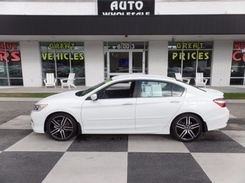 White Orchid Pearl Honda Accord Sport Sedan.  Click to enlarge.