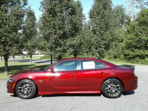 Octane Red Pearl Dodge Charger R/T Scat Pack.  Click to enlarge.