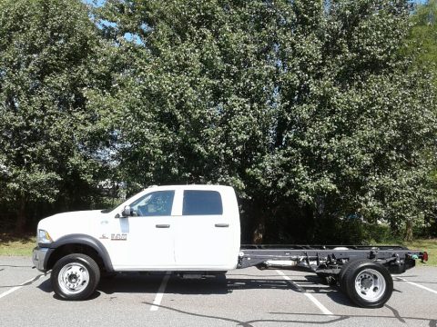 Bright White Ram 5500 Tradesman Crew Cab Chassis.  Click to enlarge.