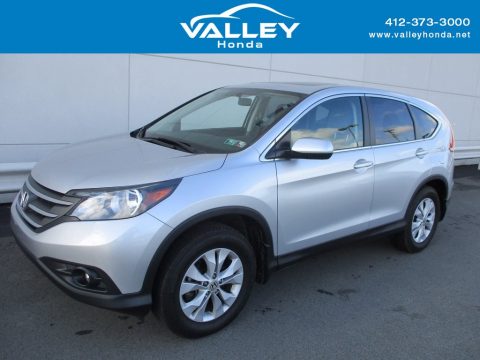 Alabaster Silver Metallic Honda CR-V EX AWD.  Click to enlarge.