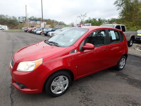 Sport Red Chevrolet Aveo Aveo5 LT.  Click to enlarge.