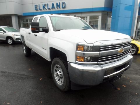 Summit White Chevrolet Silverado 2500HD Work Truck Double Cab 4x4. Click to enlarge. Summit White Chevrolet Silverado 2500HD Work Truck Double Cab 4x4. Click to enlarge.