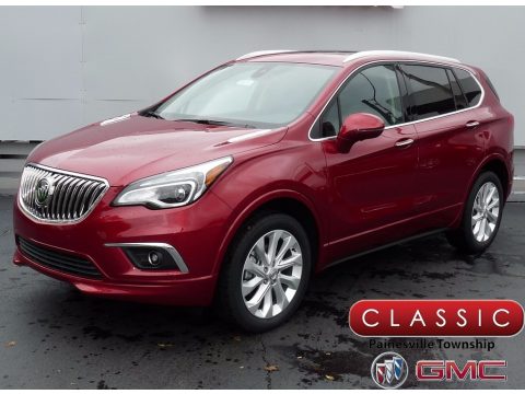 Chili Red Metallilc Buick Envision Premium II AWD.  Click to enlarge.