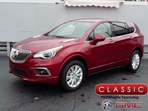 Chili Red Metallilc Buick Envision Preferred AWD.  Click to enlarge.