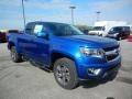 Front 3/4 View of 2018 Chevrolet Colorado LT Extended Cab 4x4 #3