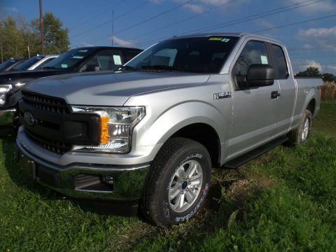 Ingot Silver Ford F150 XL SuperCab 4x4.  Click to enlarge.