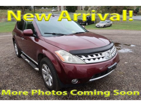 Sunset Red Pearl Metallic Nissan Murano SL AWD.  Click to enlarge.