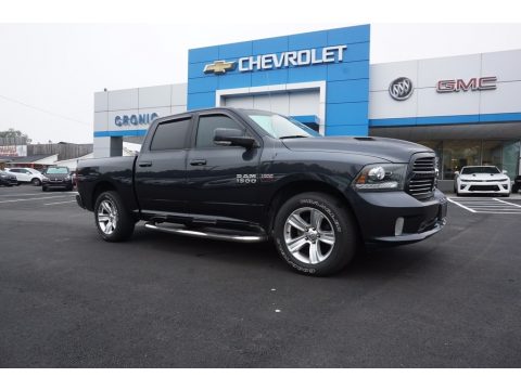 Mineral Gray Metallic Ram 1500 Sport Crew Cab.  Click to enlarge.