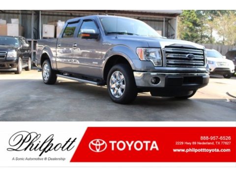 Sterling Grey Ford F150 Lariat SuperCrew.  Click to enlarge.
