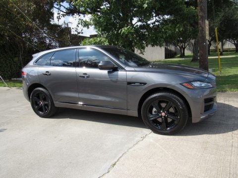 Ammonite Grey Jaguar F-PACE 35t AWD R-Sport.  Click to enlarge.