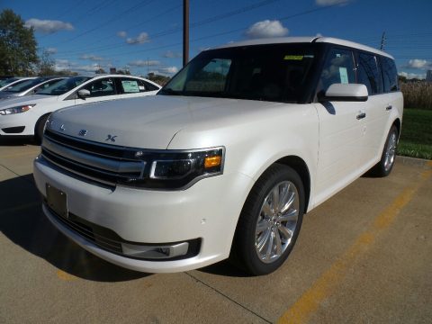 White Platinum Ford Flex Limited AWD.  Click to enlarge.