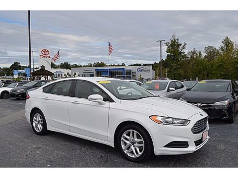 Oxford White Ford Fusion SE EcoBoost.  Click to enlarge.