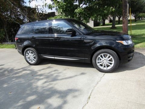 Santorini Black Land Rover Range Rover Sport SE.  Click to enlarge.