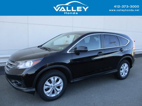 Crystal Black Pearl Honda CR-V EX AWD.  Click to enlarge.