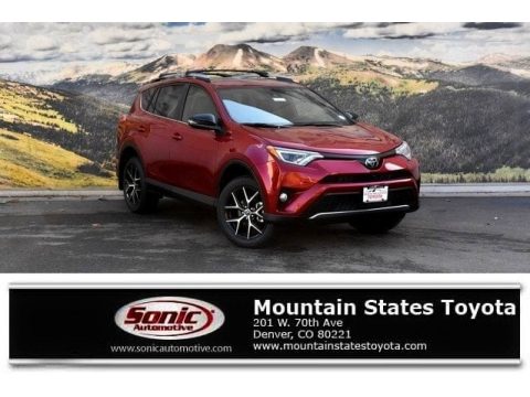 Ruby Flare Pearl Toyota RAV4 SE AWD.  Click to enlarge.