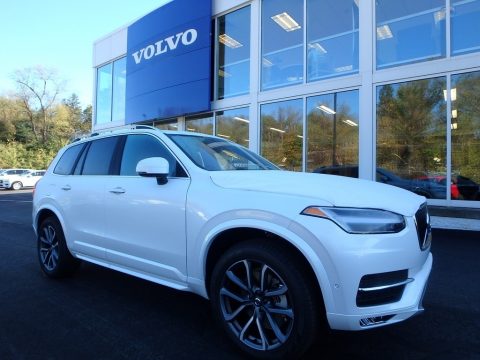 Crystal White Pearl Metallic Volvo XC90 T6 AWD Momentum.  Click to enlarge.