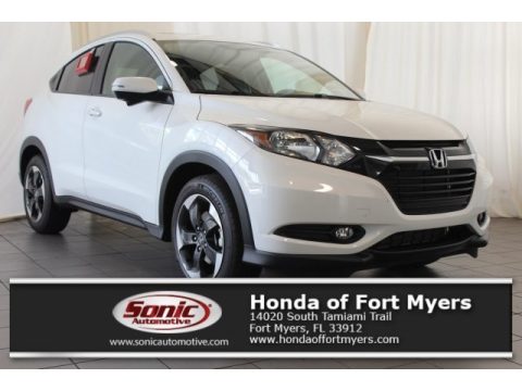 White Orchid Pearl Honda HR-V EX-L.  Click to enlarge.