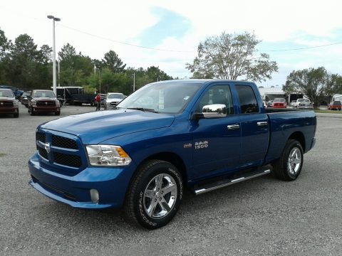 Blue Streak Pearl Ram 1500 Express Quad Cab.  Click to enlarge.
