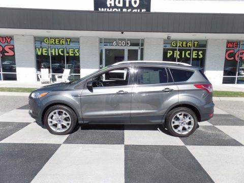 Sterling Gray Ford Escape Titanium 2.0L EcoBoost 4WD.  Click to enlarge.