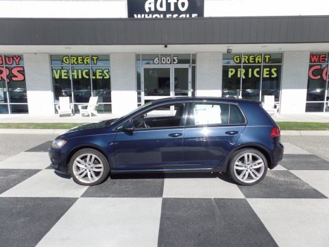 Night Blue Metallic Volkswagen Golf 4 Door 1.8T SEL.  Click to enlarge.